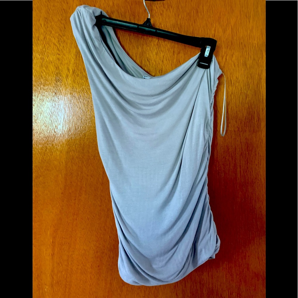 Off shoulder Grey Express Top Small - Picture 1 of 4